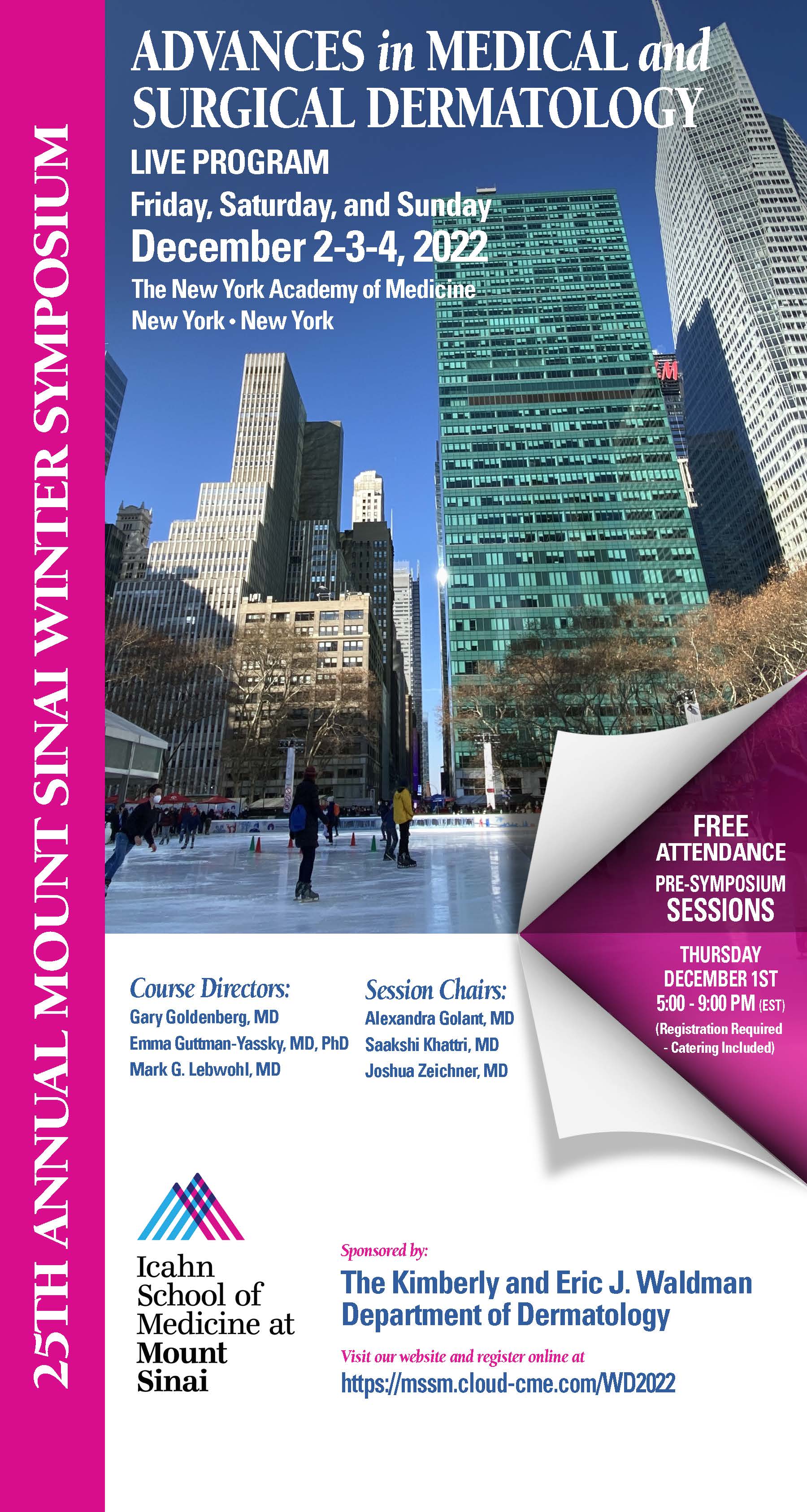 25th Annual Winter Symposium: Advances in Medical and Surgical Dermatology Banner